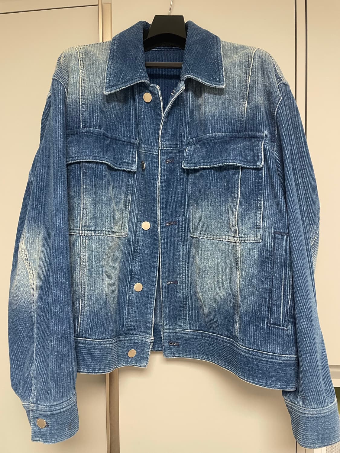 솔리드옴므 코듀로이 데님 자켓 50사이즈 상품이미지2