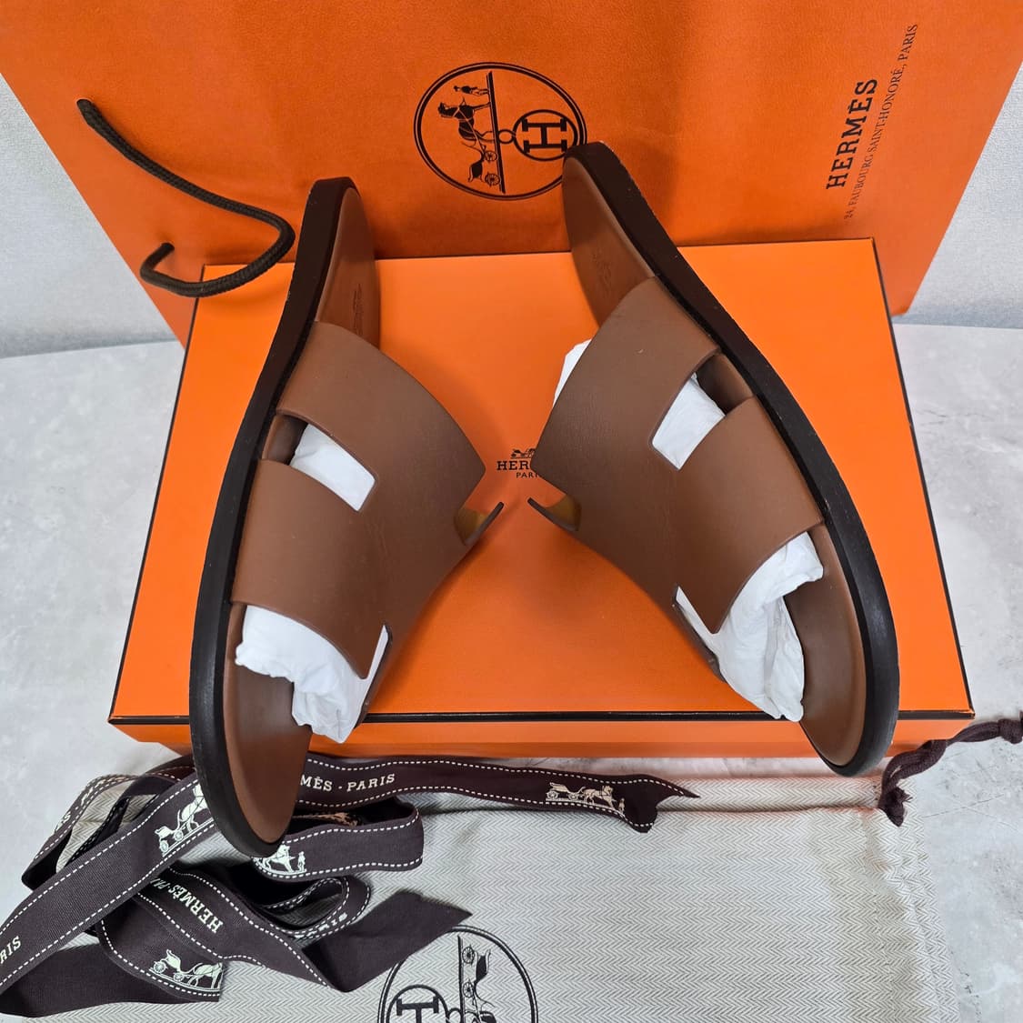 에르메스 이즈미르 샌들 슬리퍼 44사이즈 판매 상품이미지3