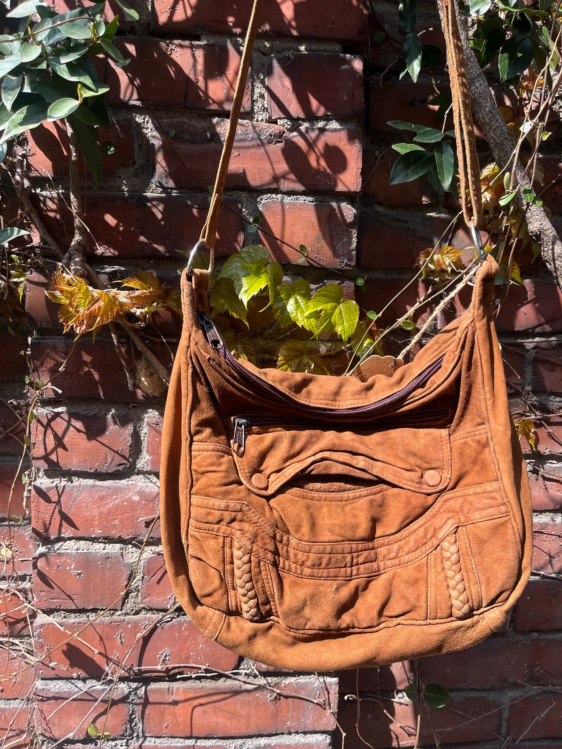 카라멜 브라운 크로스백 상품이미지5