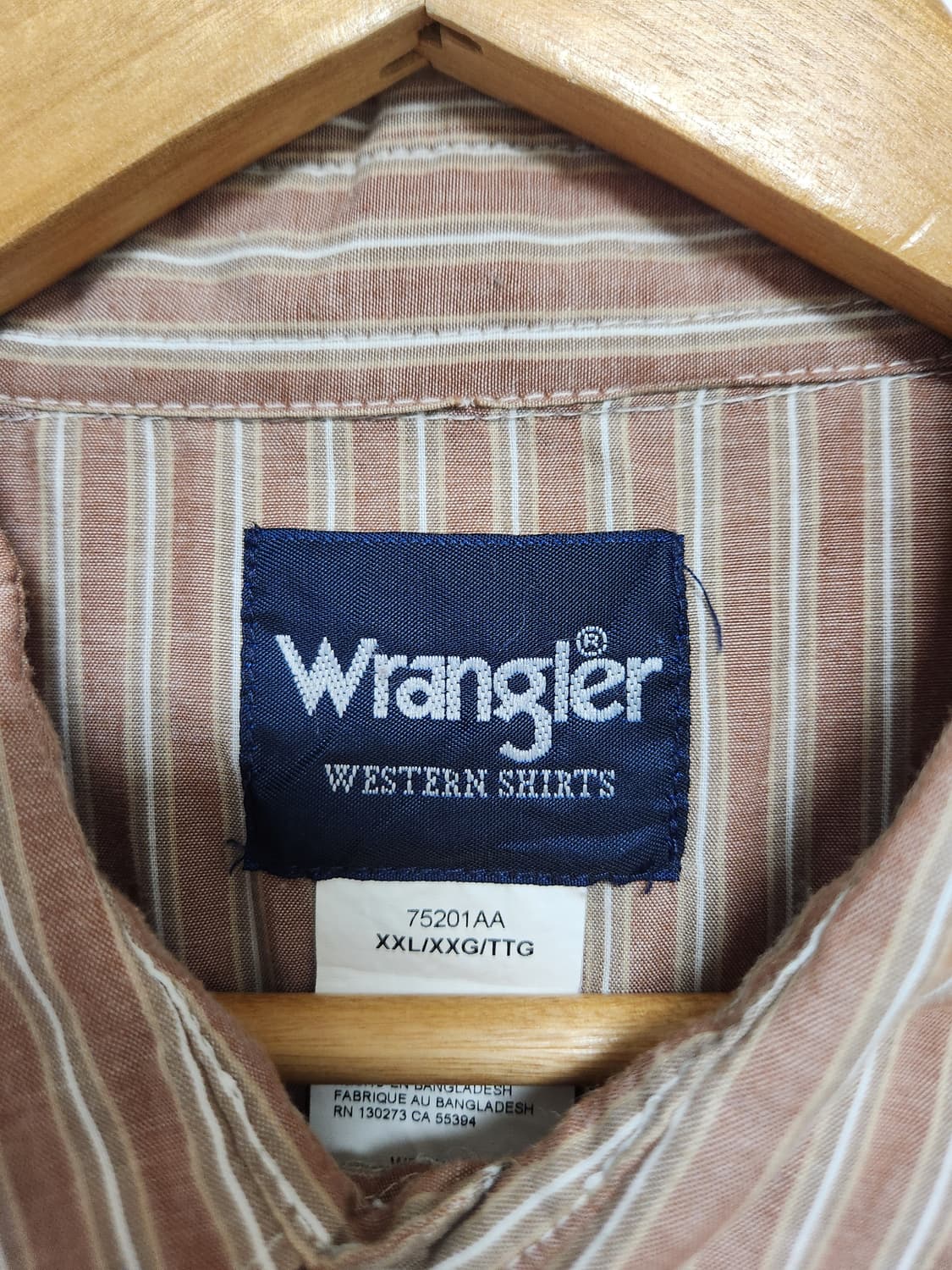랭글러Wrangler 스트라이프 웨스턴 셔츠 2XL - S87
 상품이미지4