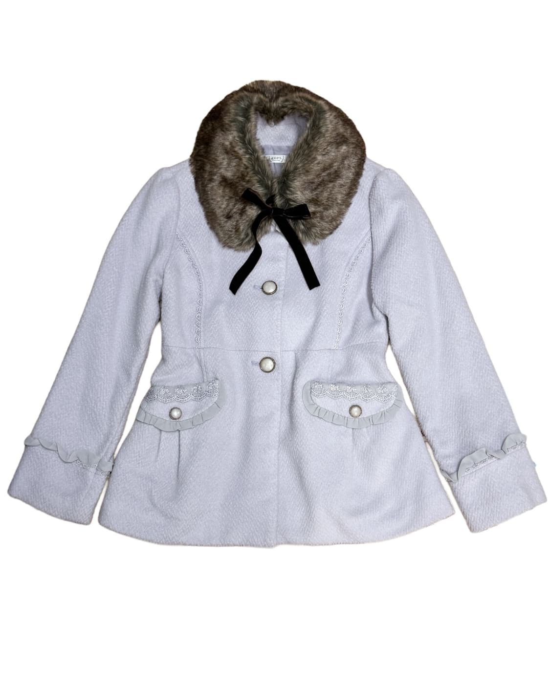 axes femme 연보라 코트 상품이미지1