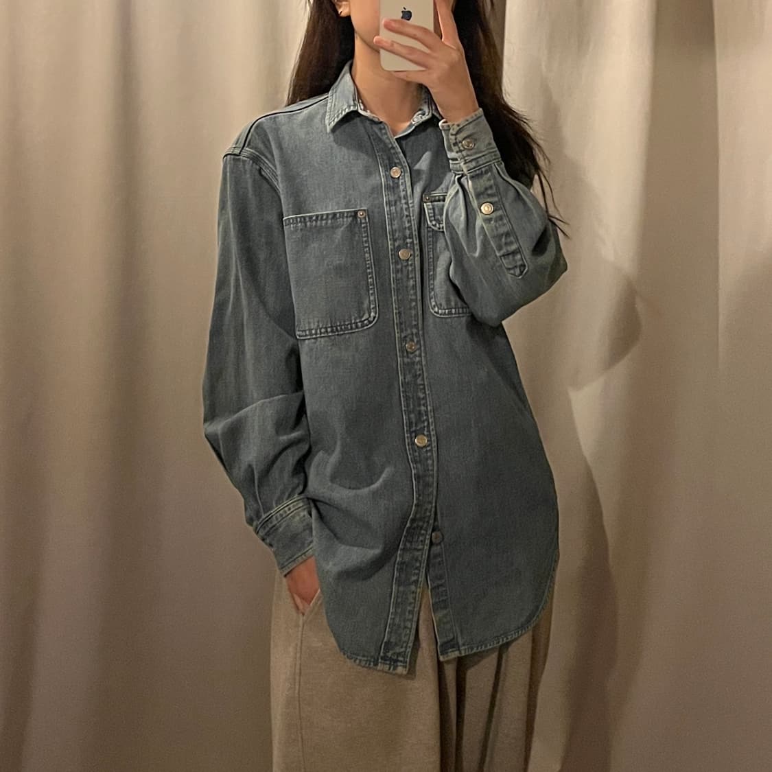 폴로랄프로렌 데님셔츠 상품이미지1