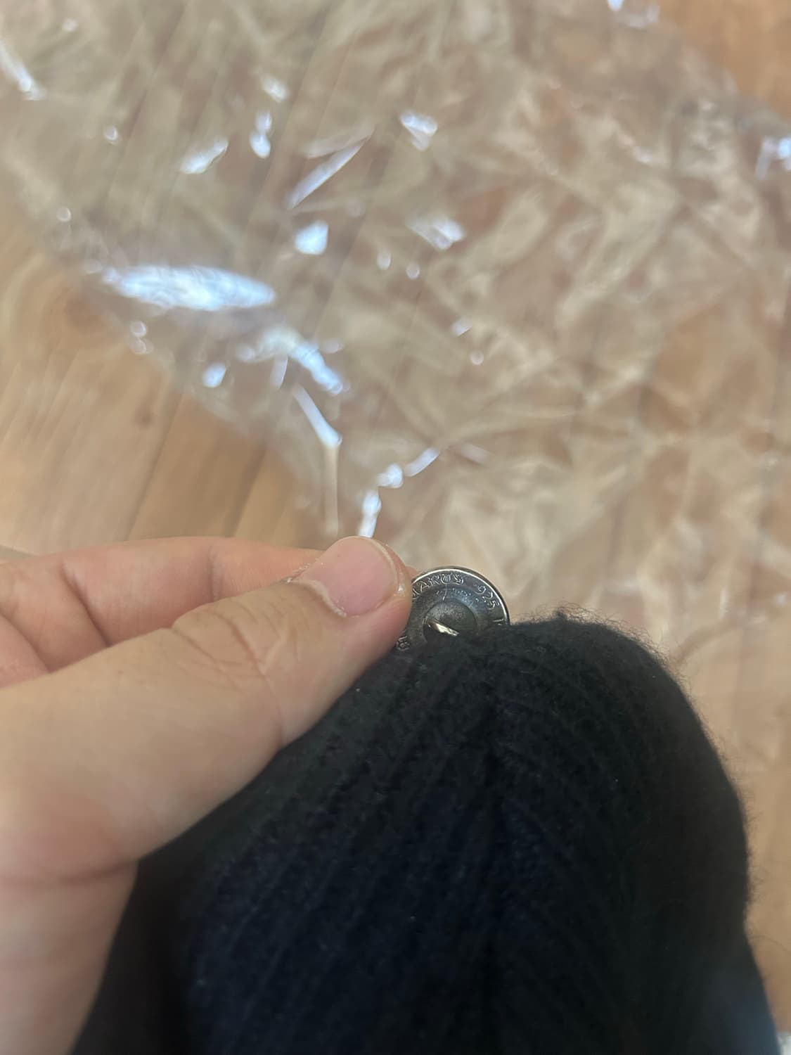 크롬하츠 빅 대디 캐시미어 비니 블랙 새상품 상품이미지3