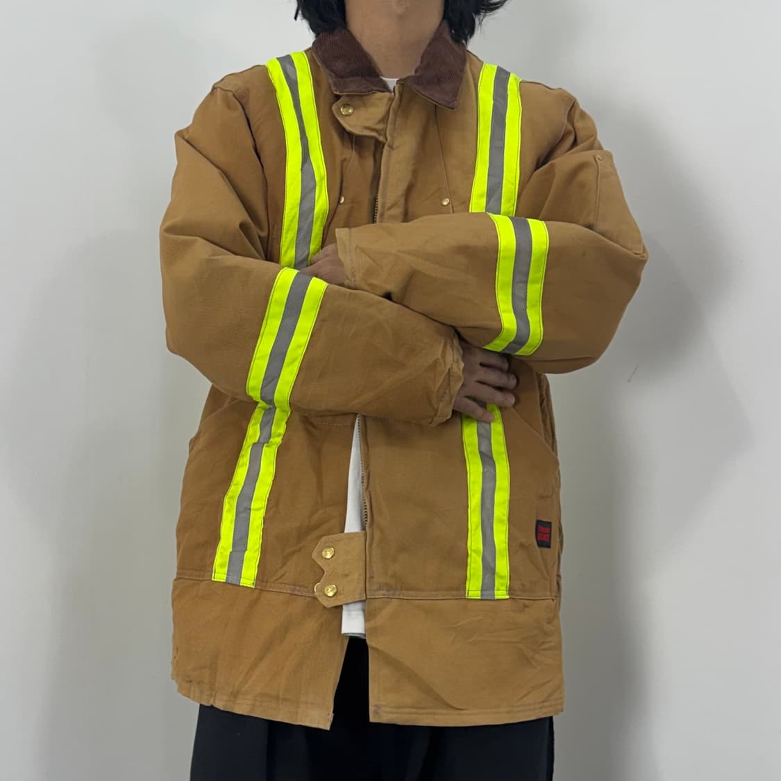 Vtg Fire Man Work Jacket 상품이미지3