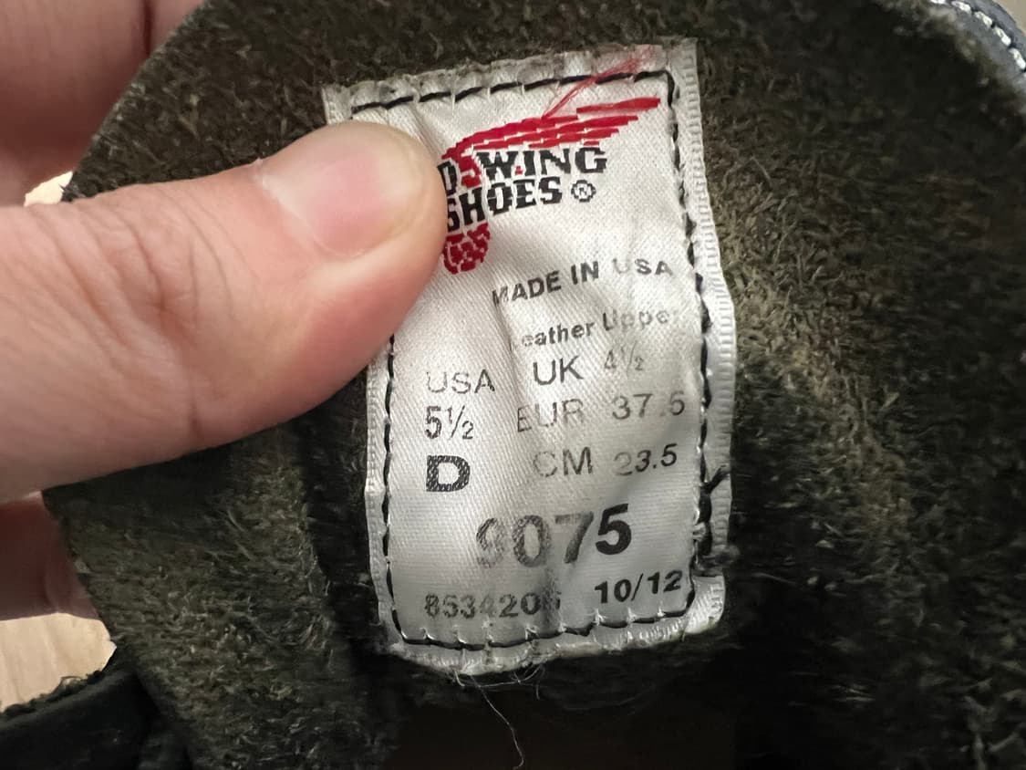 레드윙 9075 목토 5.5D/23.5cm/245 추천 상품이미지5