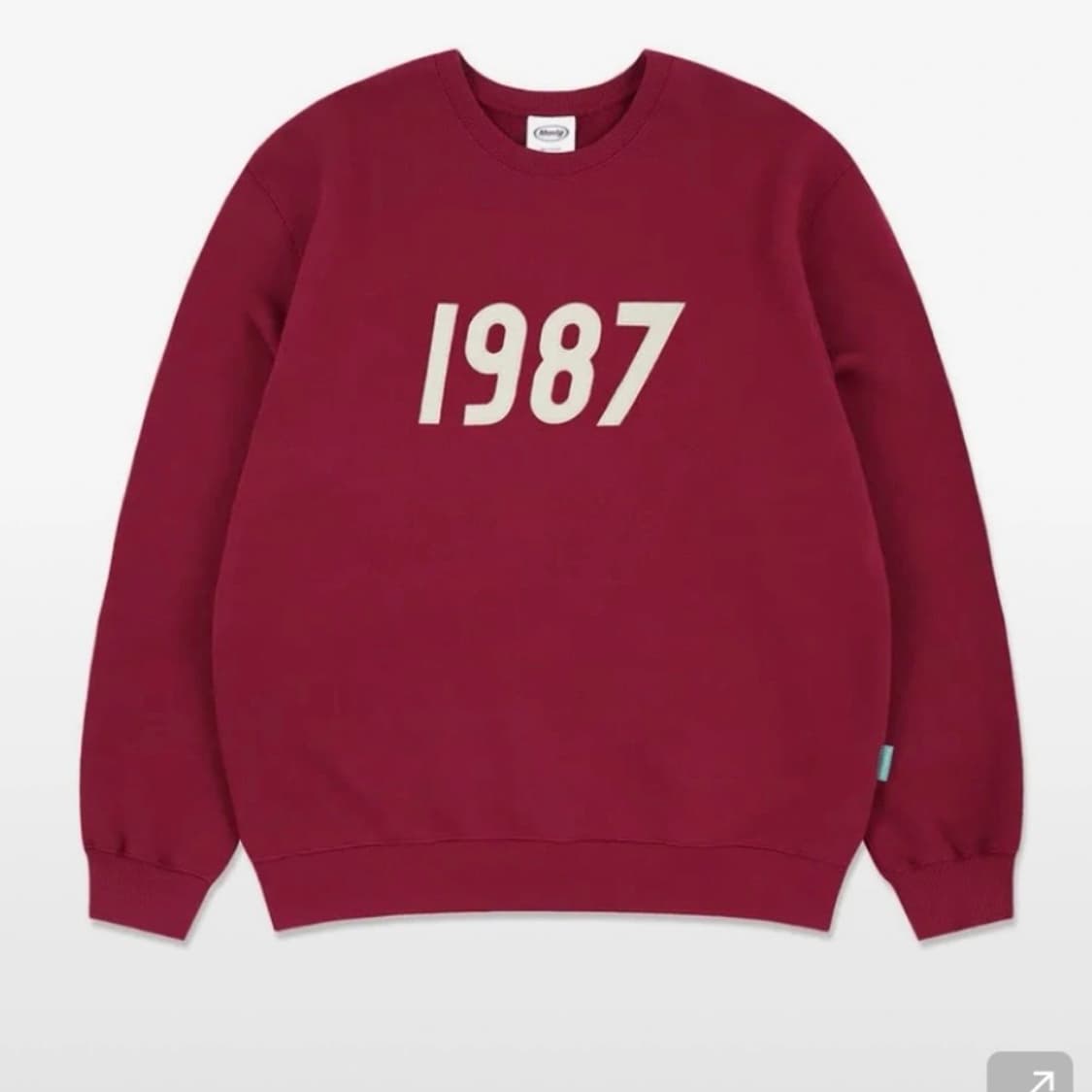 Mmlg 1987 버건디 맨투맨 m 상품이미지1