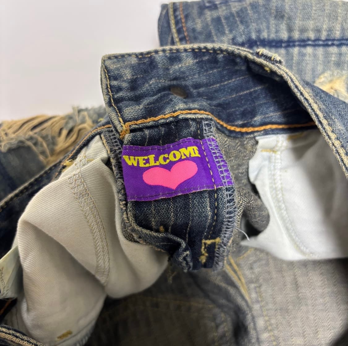 SLY  straight damage rowrise jeans 상품이미지6