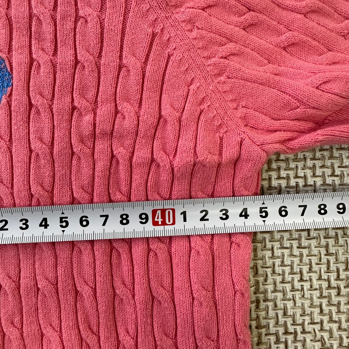 L US폴로 캐주얼 자수로고 꽈배기 반팔 0420D 상품이미지5