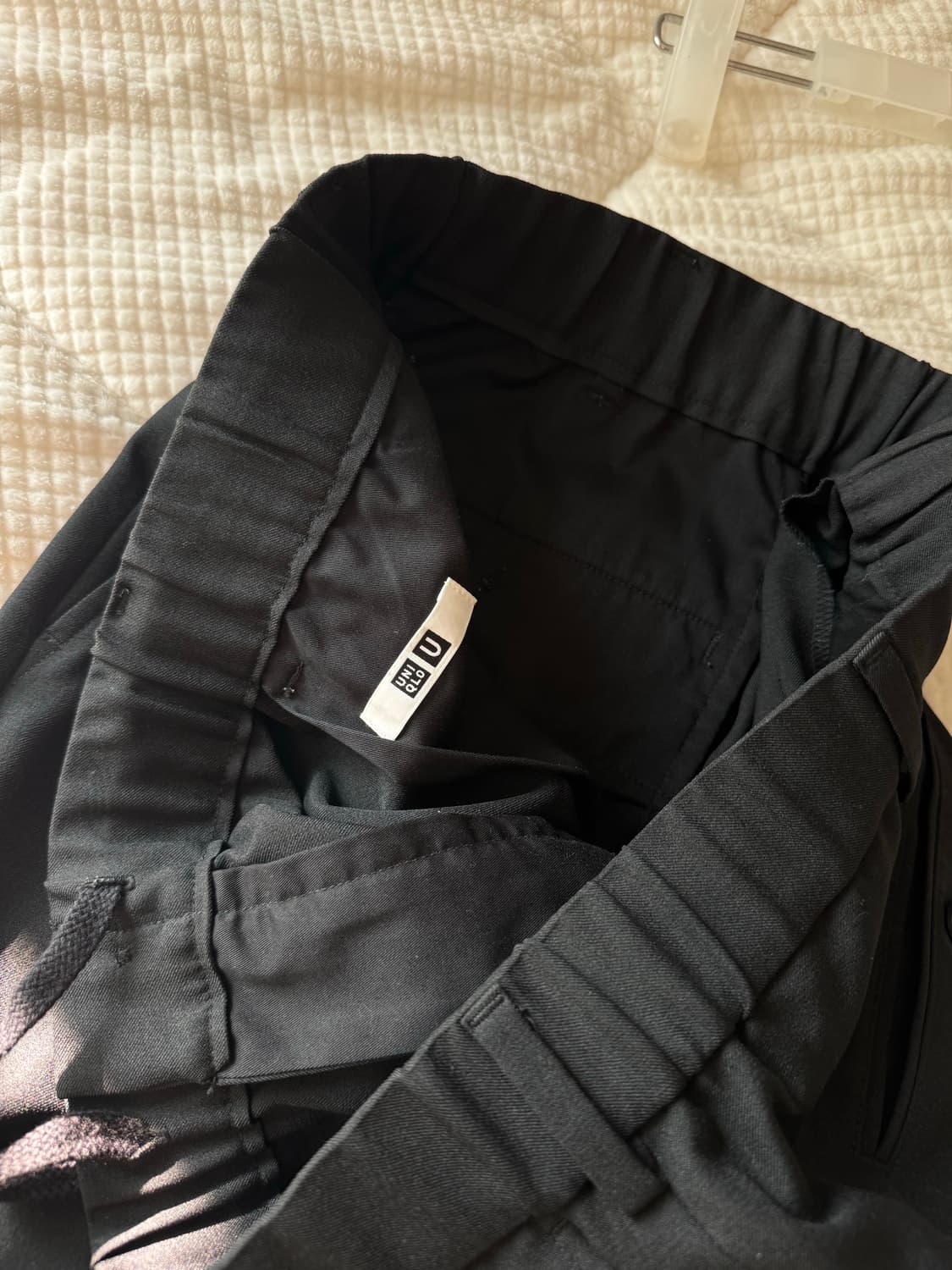 [Uniqlo] 유니클로 U 테이퍼드 핏 슬랙스_블랙 (XL) 상품이미지3