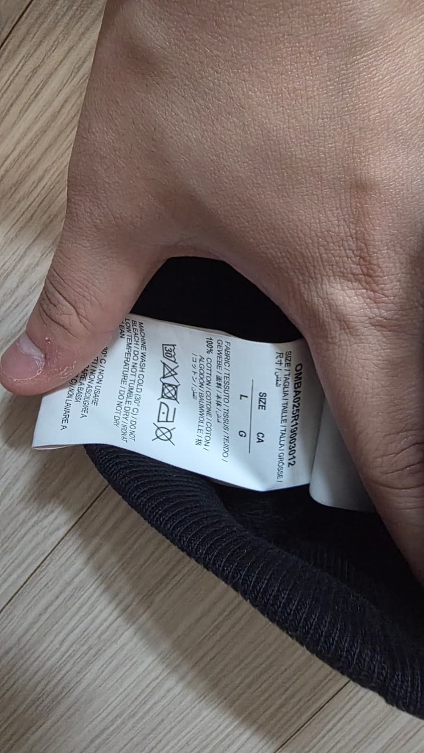 오프화이트 유화 맨투맨 2019 L 상품이미지5