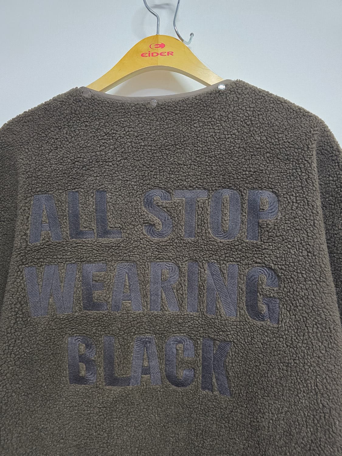 vvolivia 여성 롱 뽀글이 코트 브라운 상품이미지6