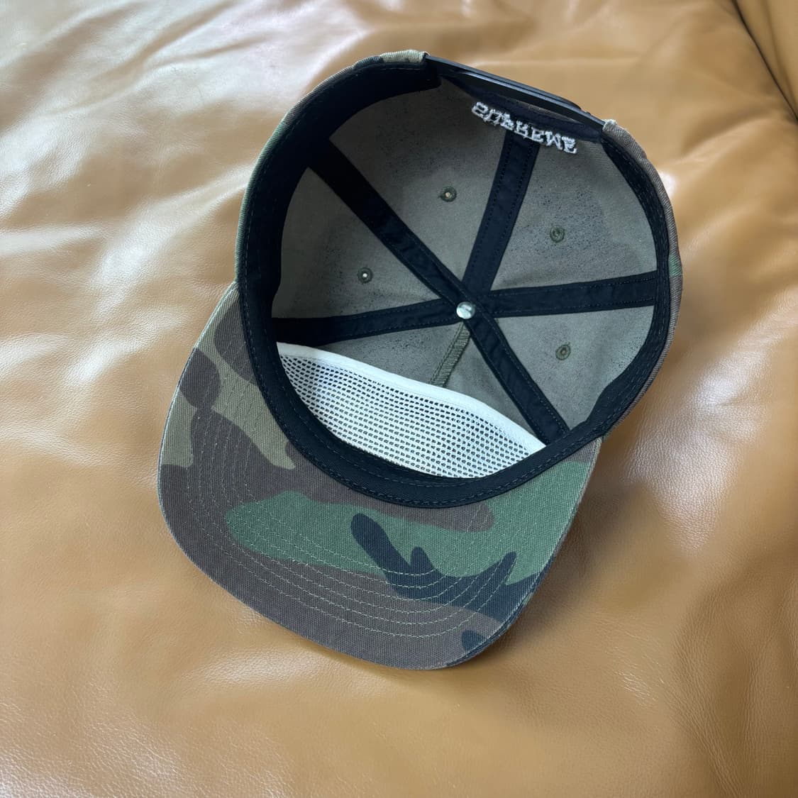 슈프림 5패널 볼캡 모자 마리아 우드랜드 카모 상품이미지6