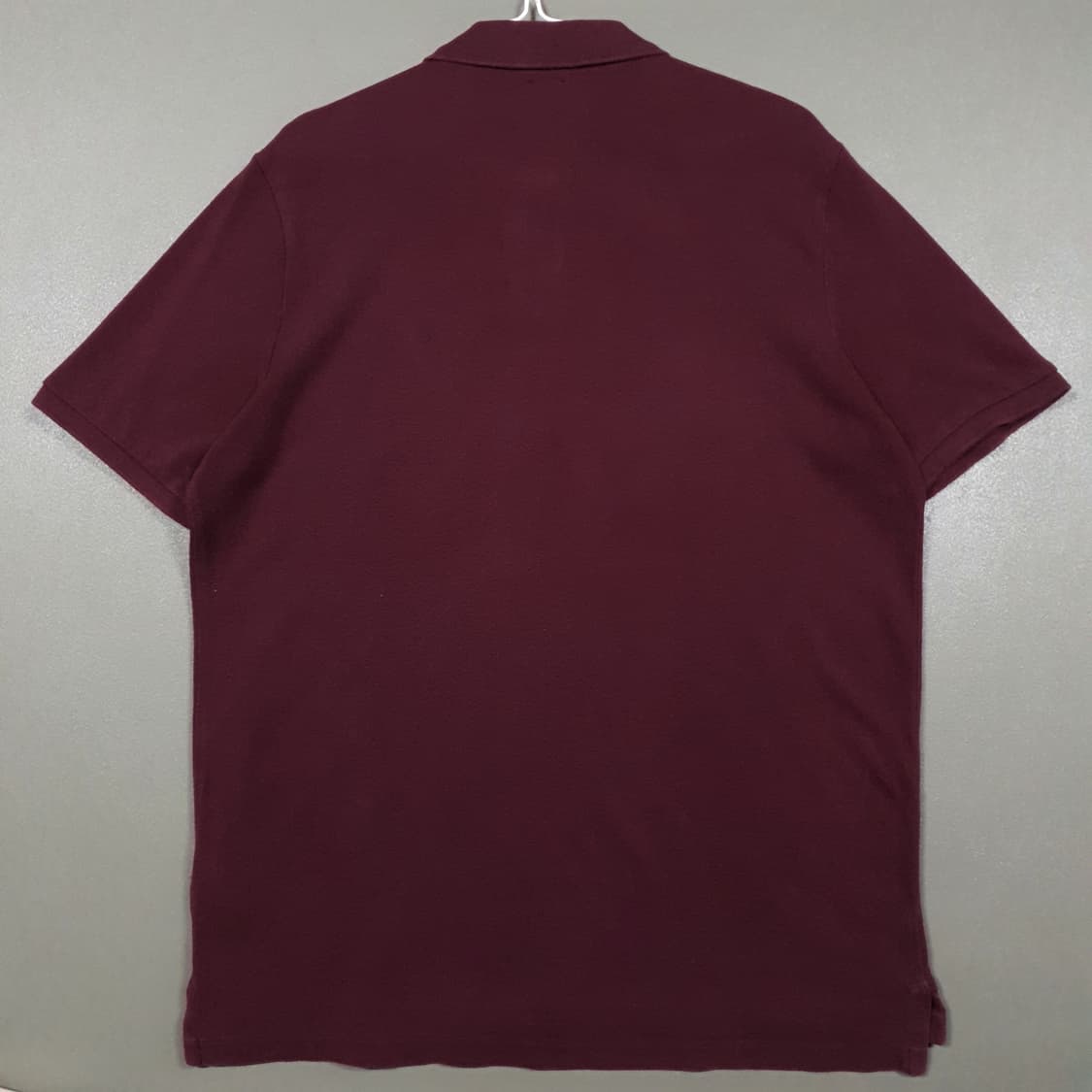 M) 폴로 랄프로렌 신형 포니 반팔 카라티 피케 셔츠 버건디 클래식핏 상품이미지9