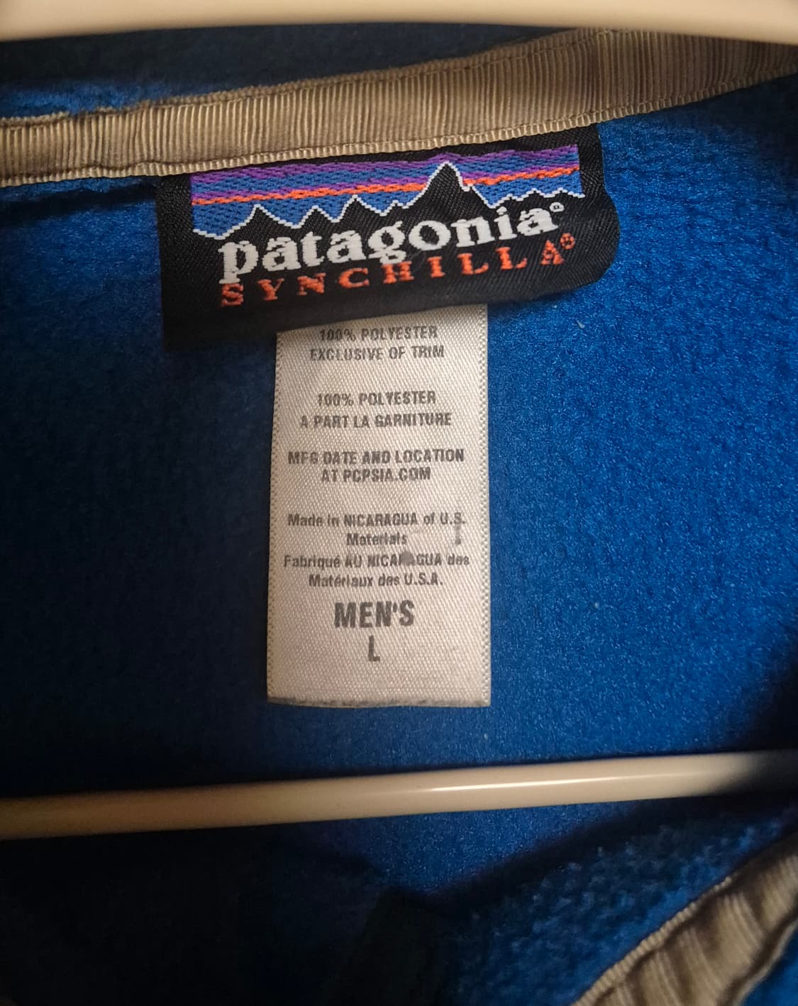 파타고니아  신칠라  블루  L (105) 헤비웨이트 상품이미지5