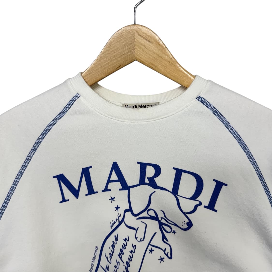 마르디메크르디 도그 맨투맨 상품이미지2