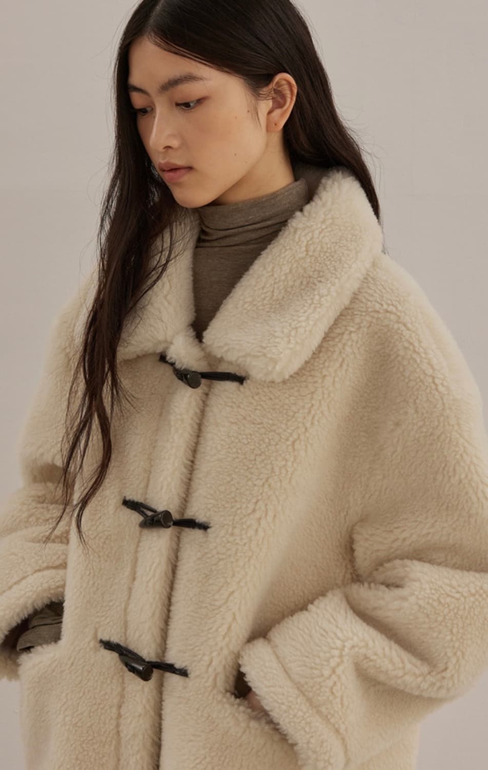 NAVAN DUFFLE HALF COAT 상품이미지2