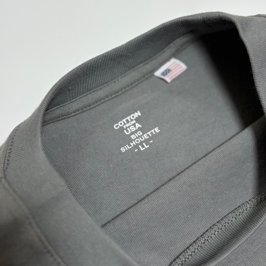 미국산 코튼 빅 실루엣 반팔 티셔츠 상품이미지2