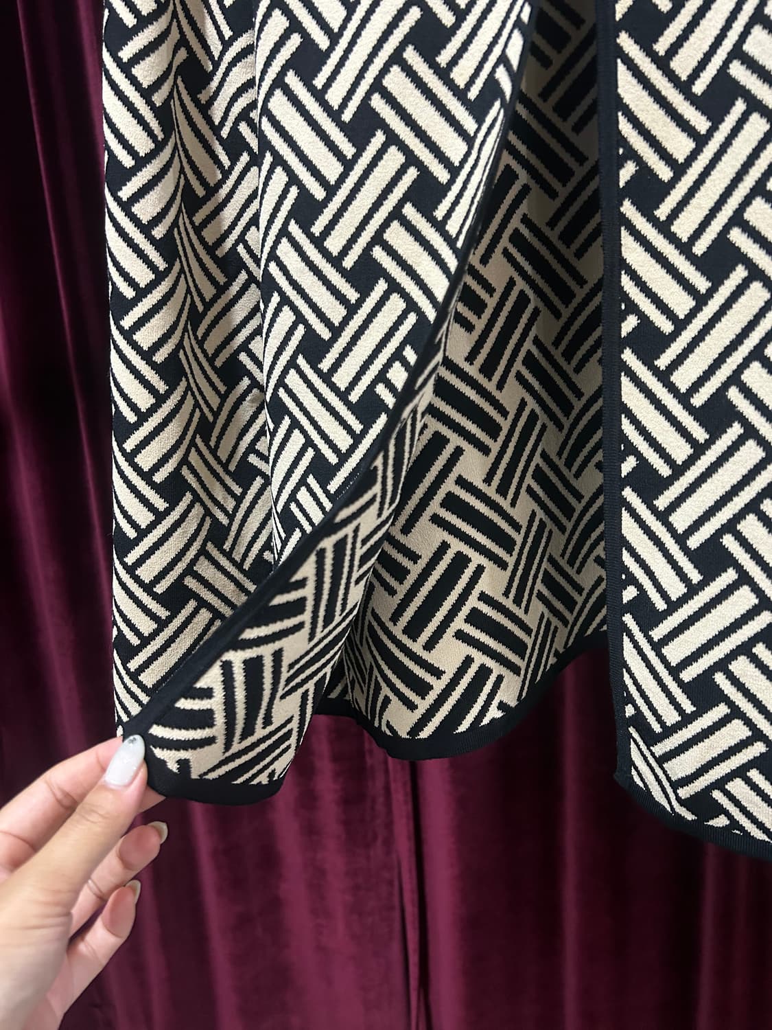 Max Mara weaving pattern cardigan 상품이미지3