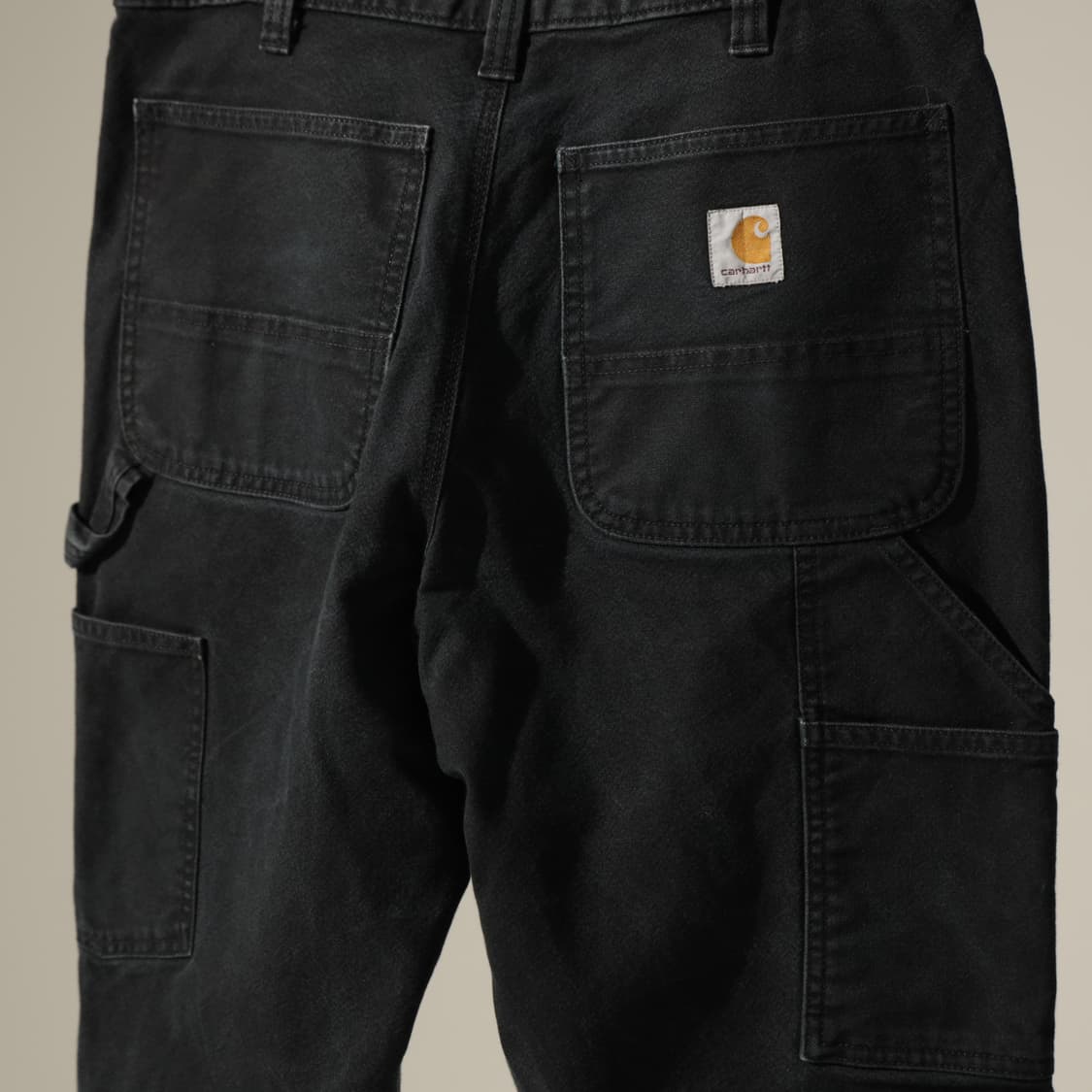 (32x32) 칼하트 릴랙스핏 더블니 블랙  상품이미지6