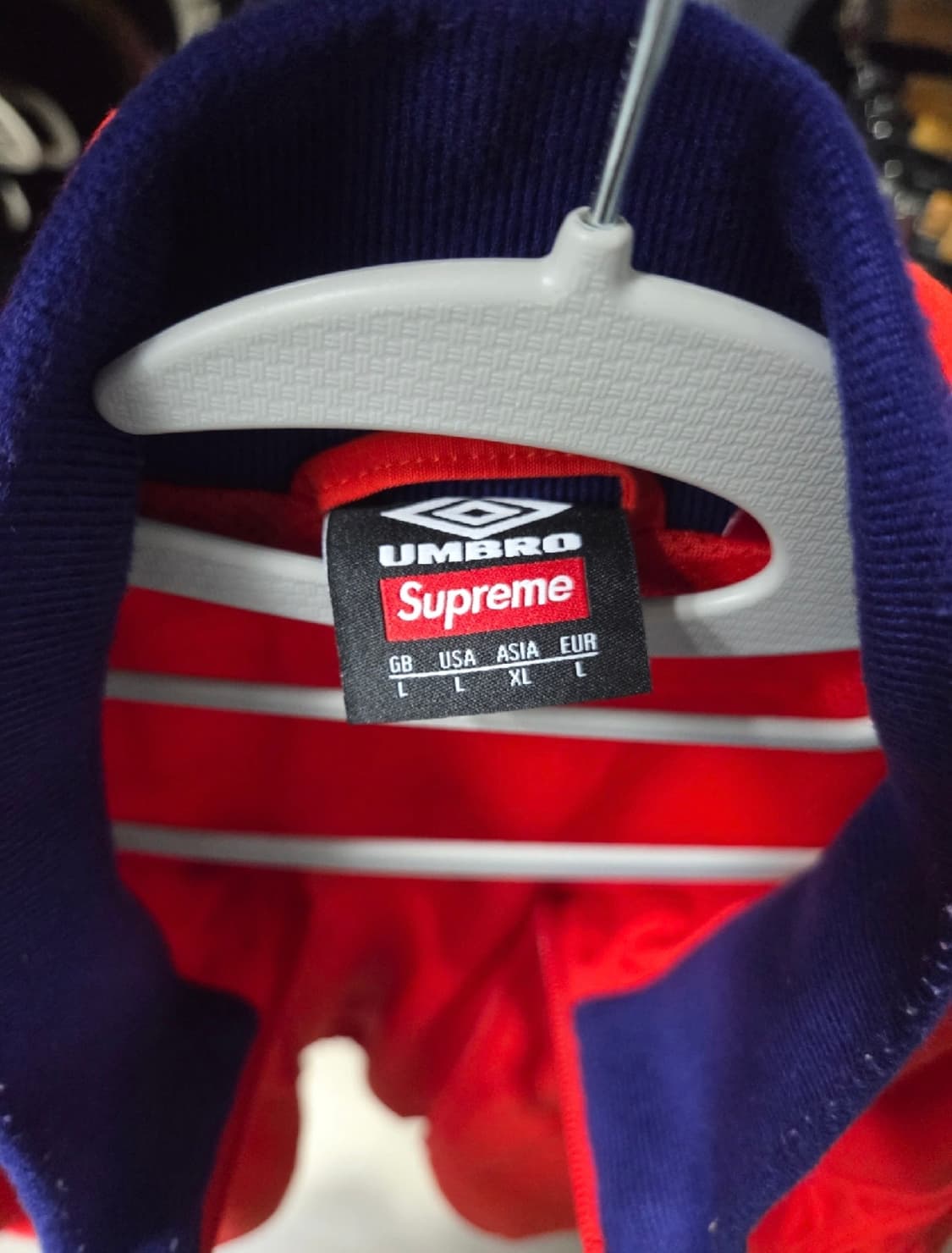 슈프림 엄브로 트랙 레드 xl 상품이미지3