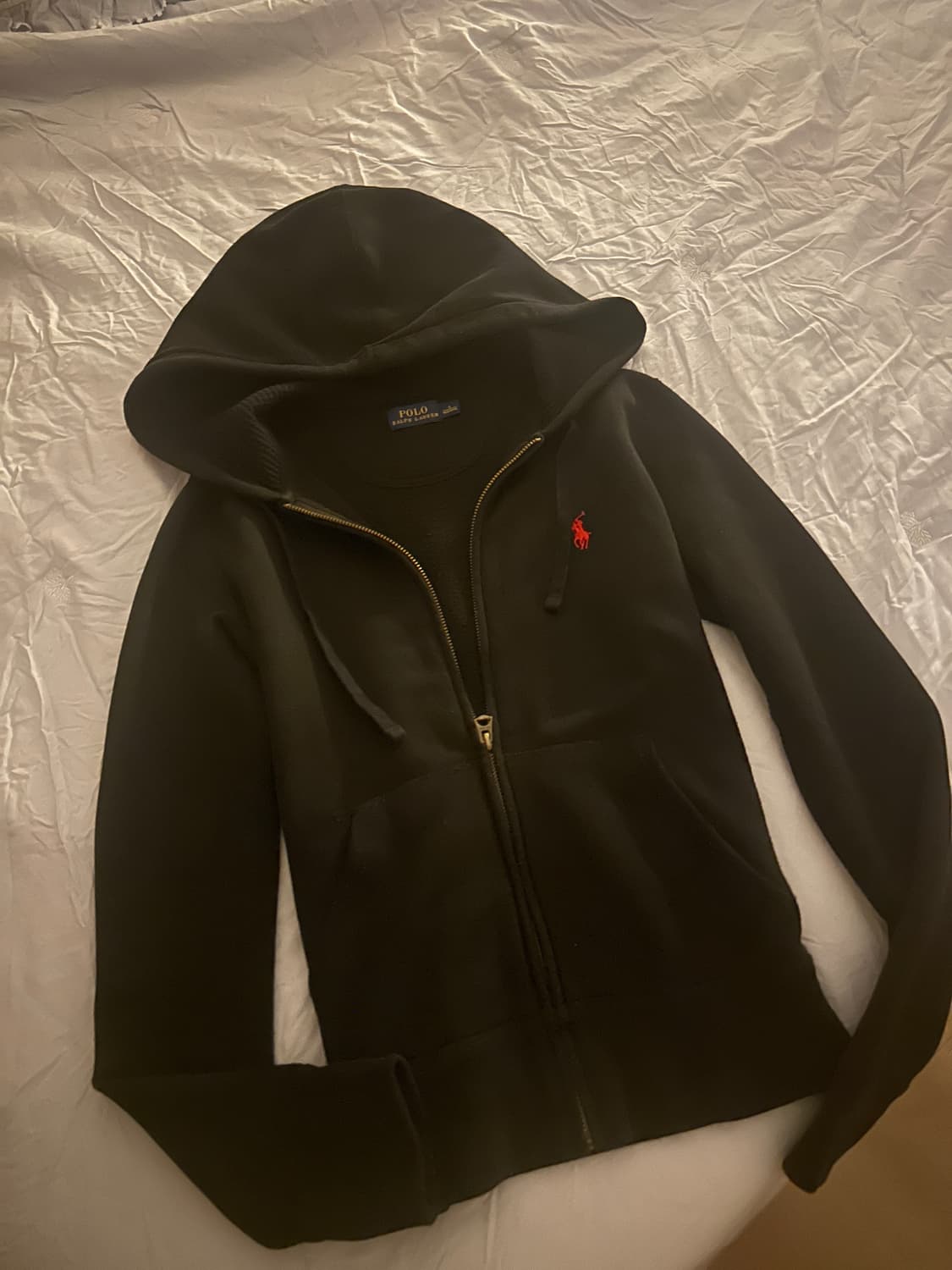 폴로 후드집업 검정 상품이미지2