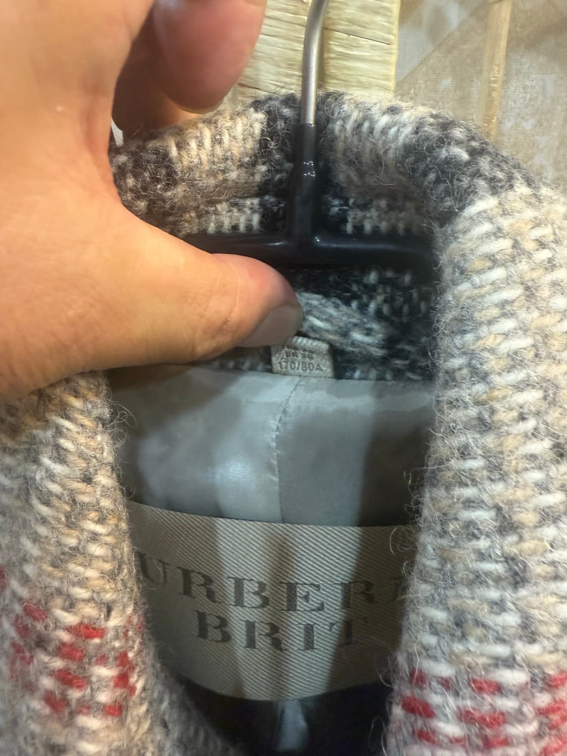 38/44-55 정품 버버리 브릿 울 노바체크 코트 팝니다 상품이미지4