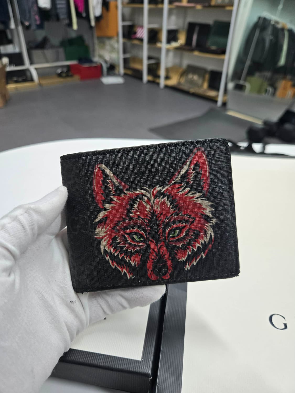 [A급컨디션] 구찌 레드 울프 반지갑 상품이미지1