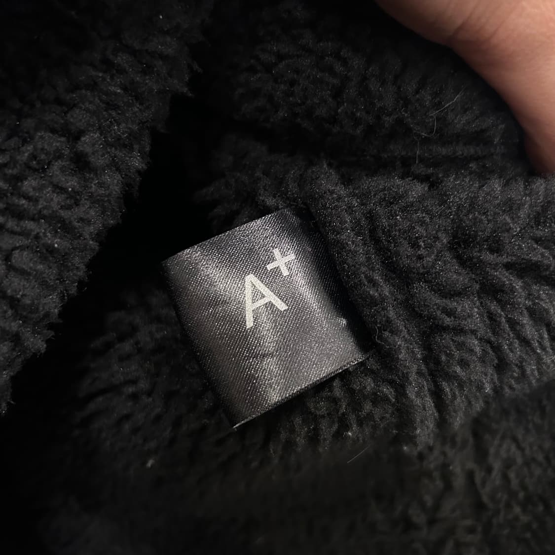 A+ 매트 스웨이드 양털 카라 무스탕 자켓 상품이미지4