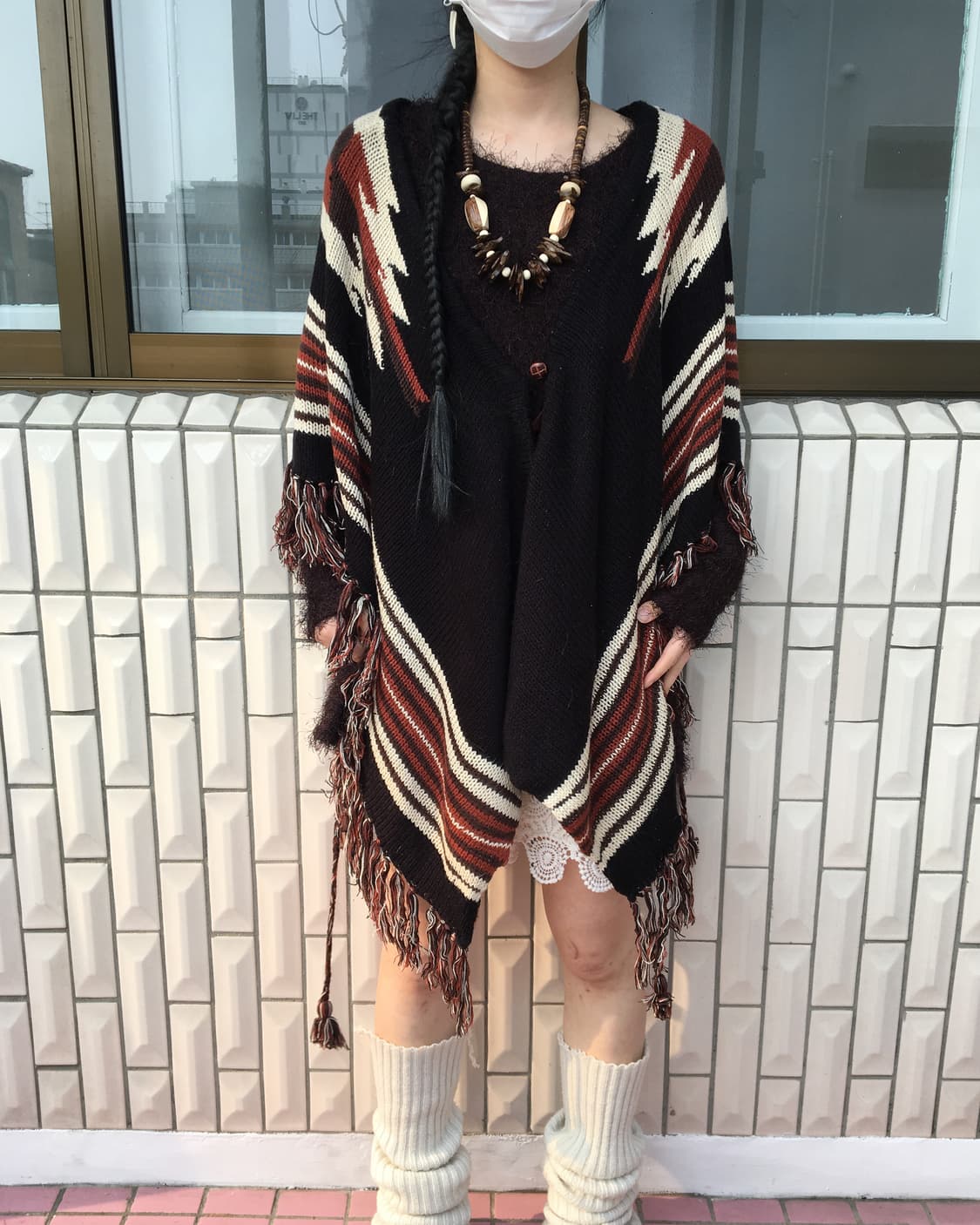 nomadic mood fringe cape 상품이미지1