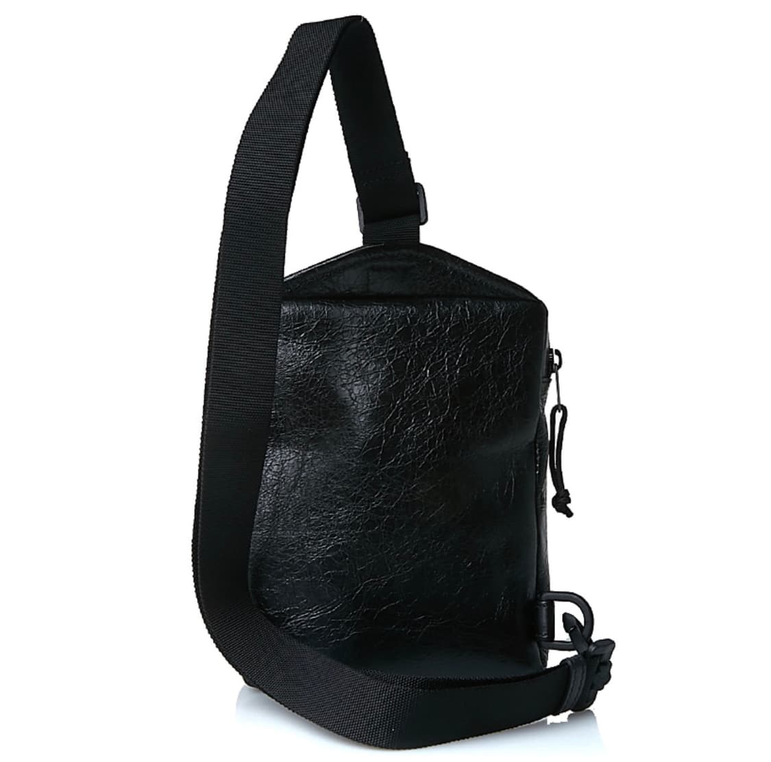 발렌시아가 블랙 레더 크로스백 상품이미지2