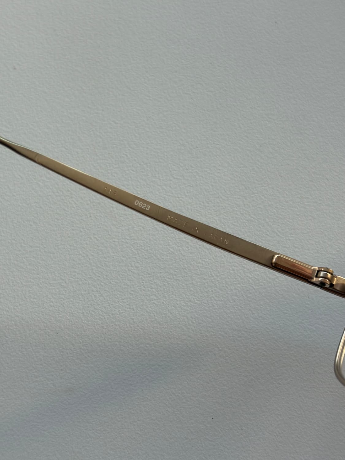 [데드스탁] 90s 니콘 Nikon 아이웨어 티타늄 골드 안경테 상품이미지5