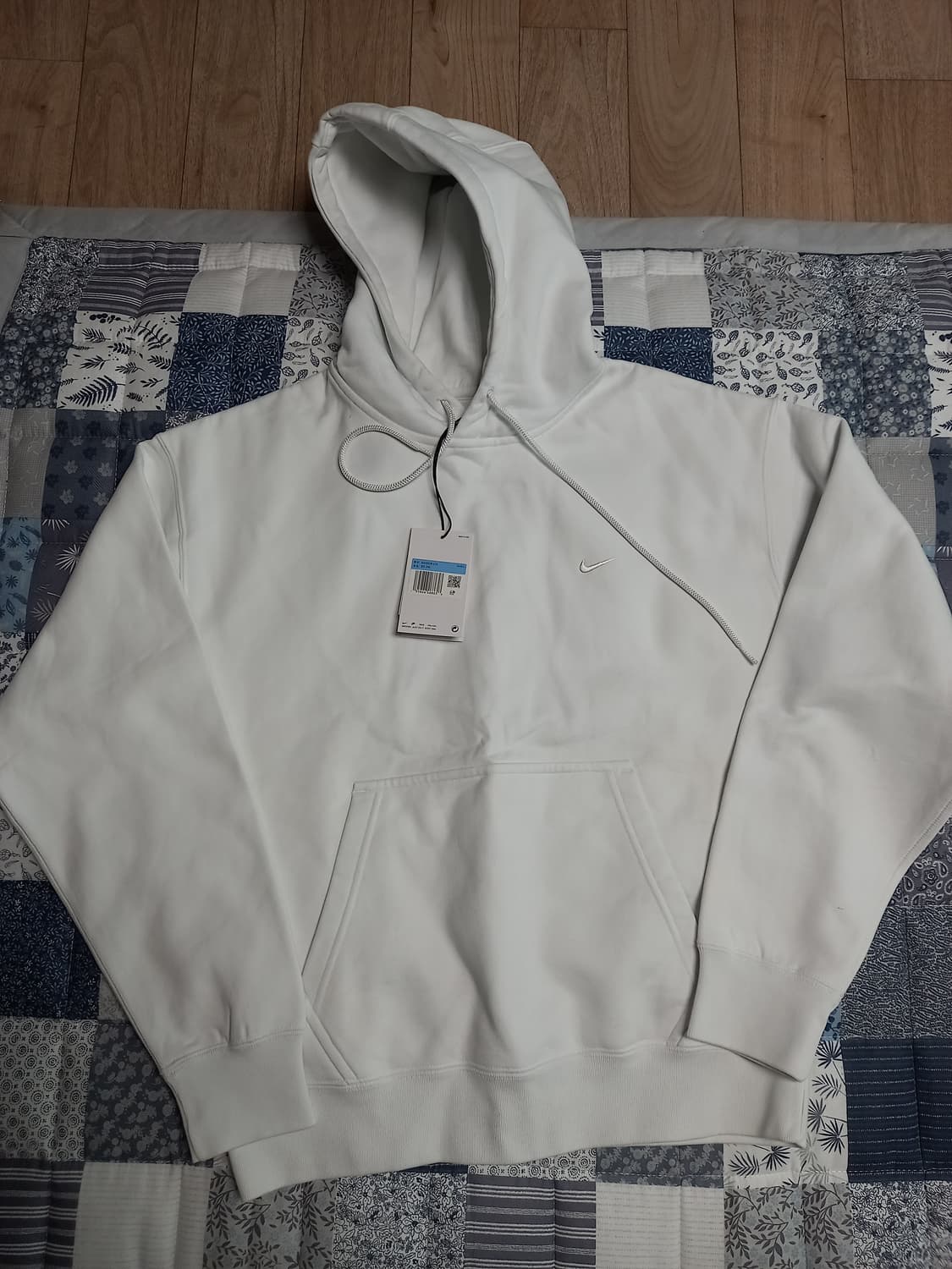 나이키 화이트 후드티 새상품 M 상품이미지1