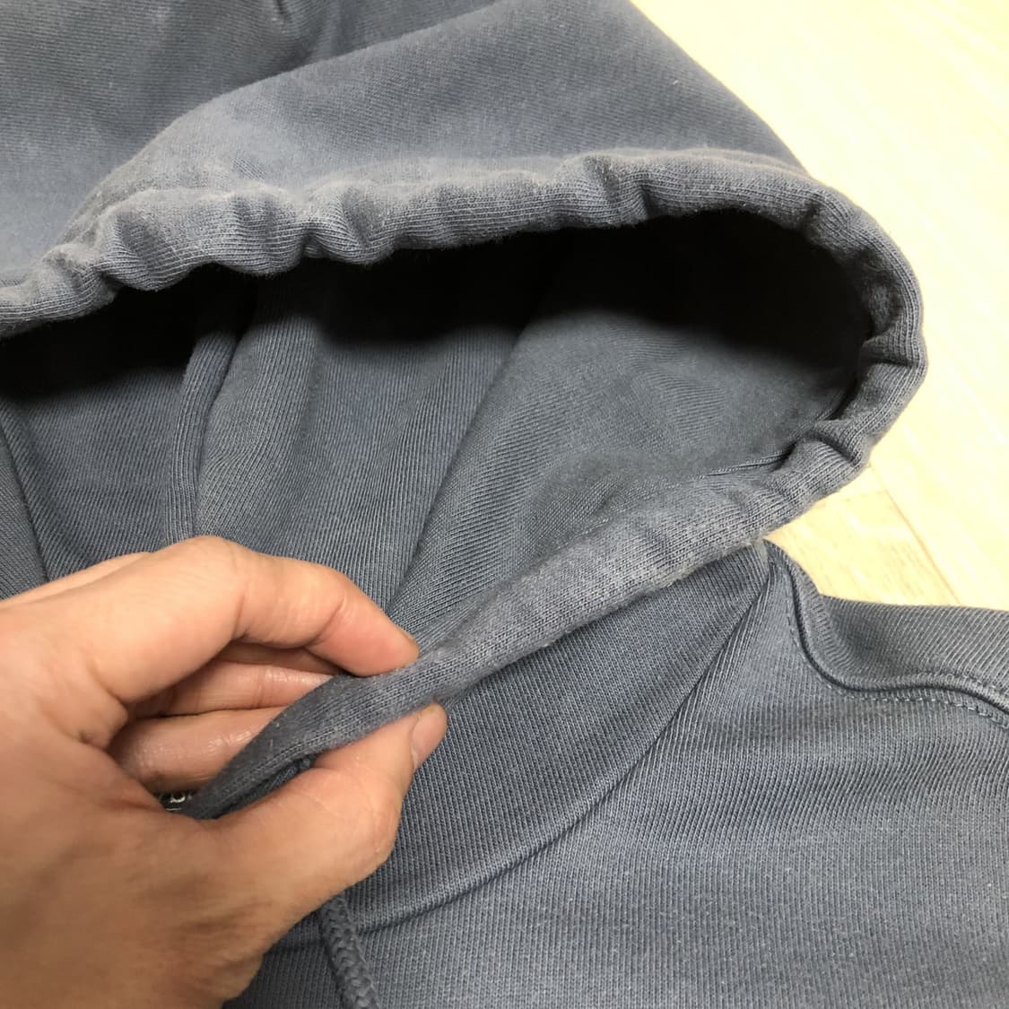 (100) 뉴발란스 New balance ESS 레터링 후드티 세미 오버 상품이미지7