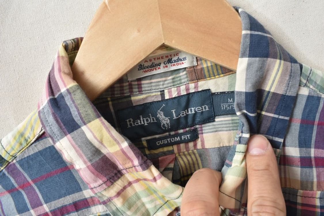 폴로 랄프로렌 마드라스 체크 셔츠 M M0226 상품이미지8