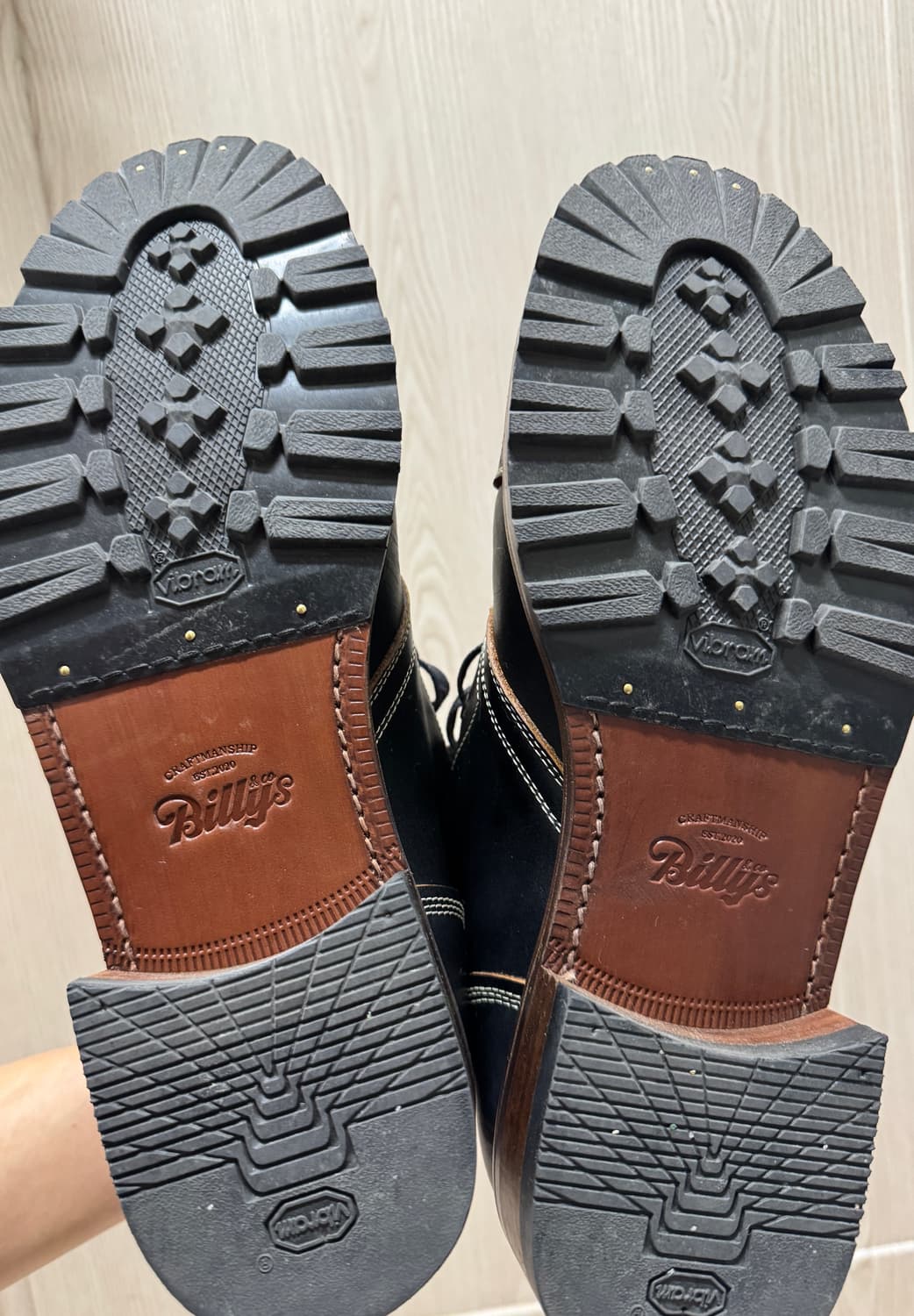 빌리스엔코 Billy's 블랙 워커 부츠 265 상품이미지5