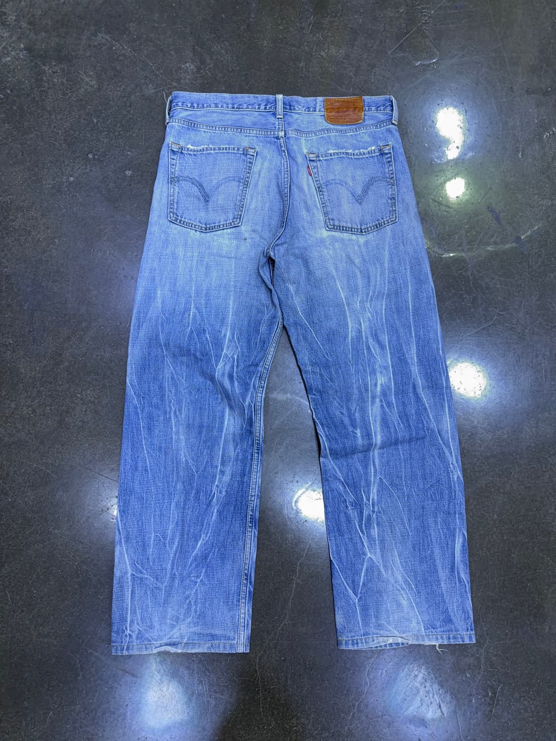 리바이스 503 빈티지 워싱 레귤러 스트레이트핏 데님팬츠 33 상품이미지2