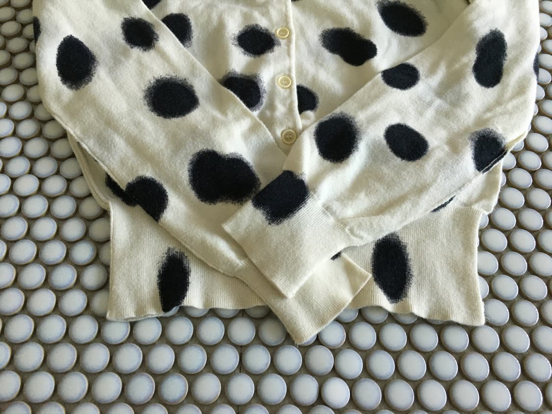 dot cream cardigan 상품이미지5