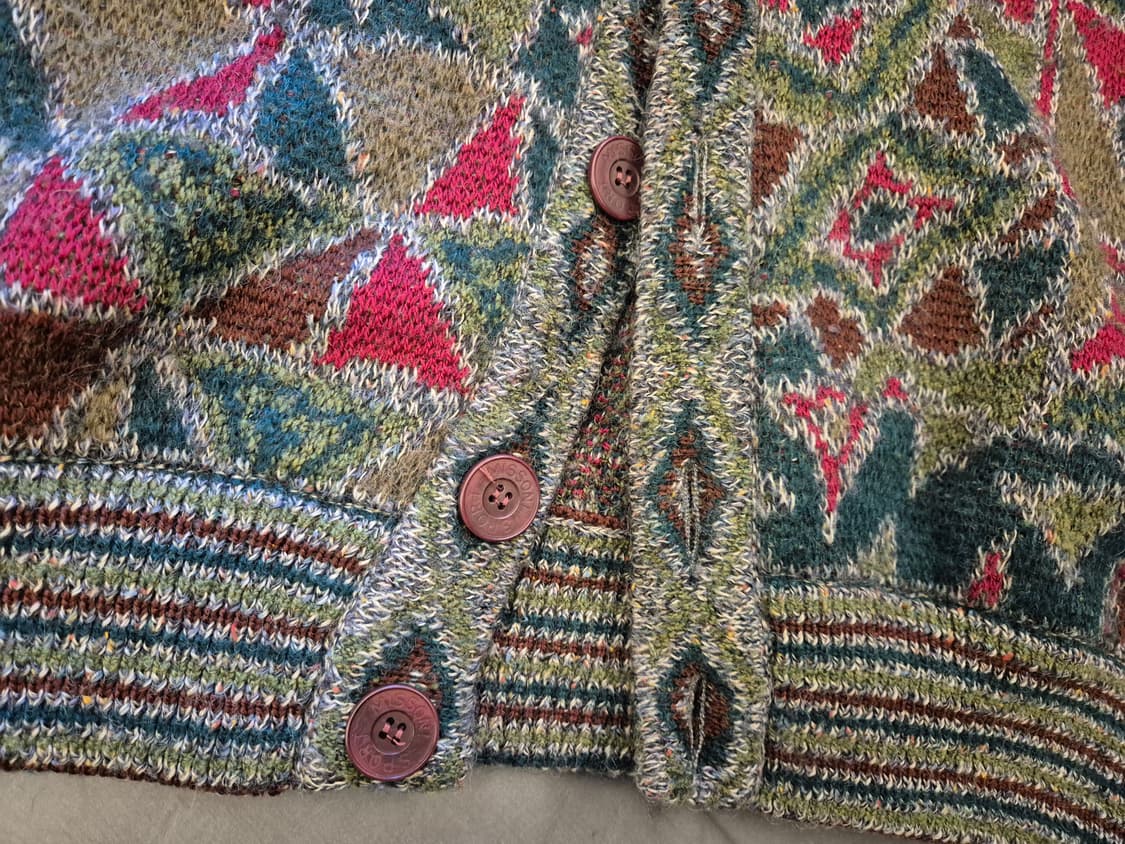 90s 미쏘니 울 가디건 상품이미지3