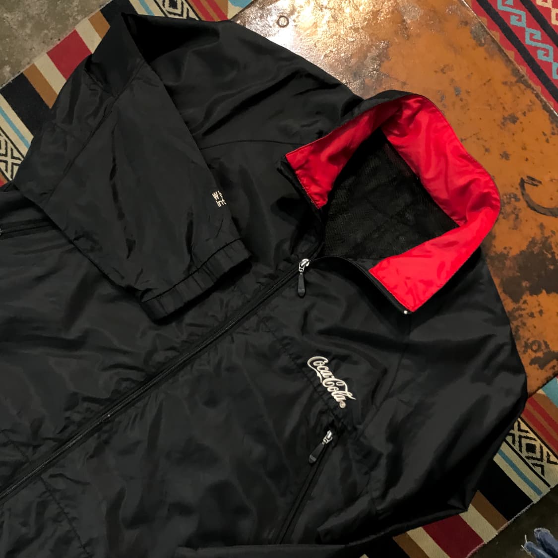 코카콜라 블랙 윈드브레이커 져지 남성 105 사이즈  상품이미지2
