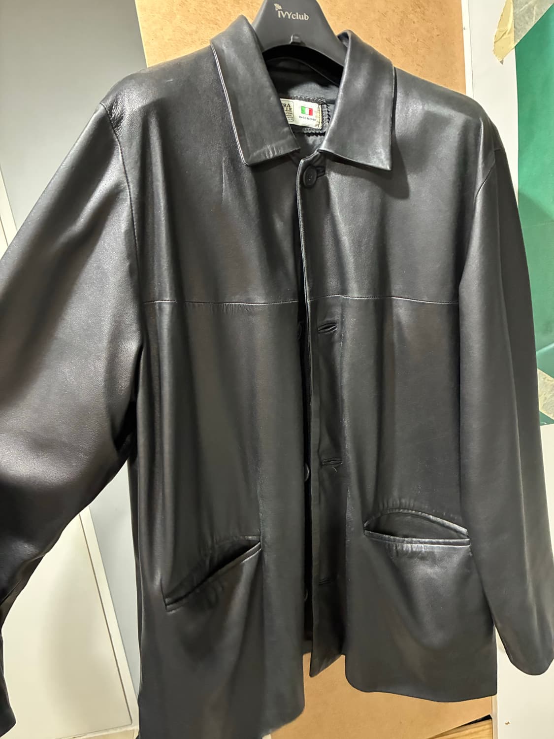 레더 카코트 made in italy (105 상품이미지1