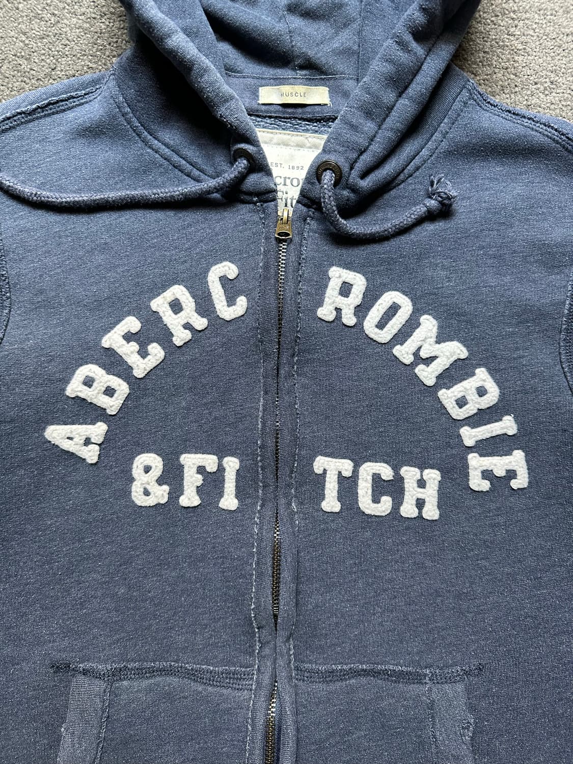 아베크롬비 네이비 후드집업 M 상품이미지2