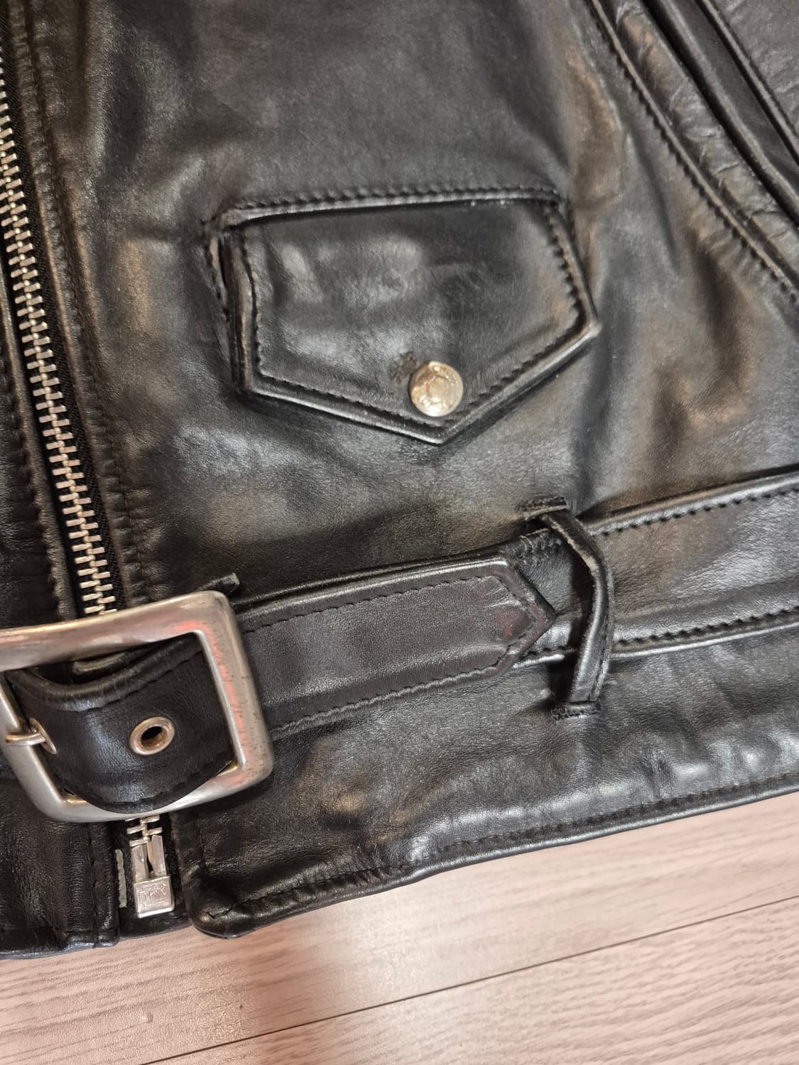 schott618 쇼트 퍼펙토 라이더 자켓 38 사이즈 상품이미지6