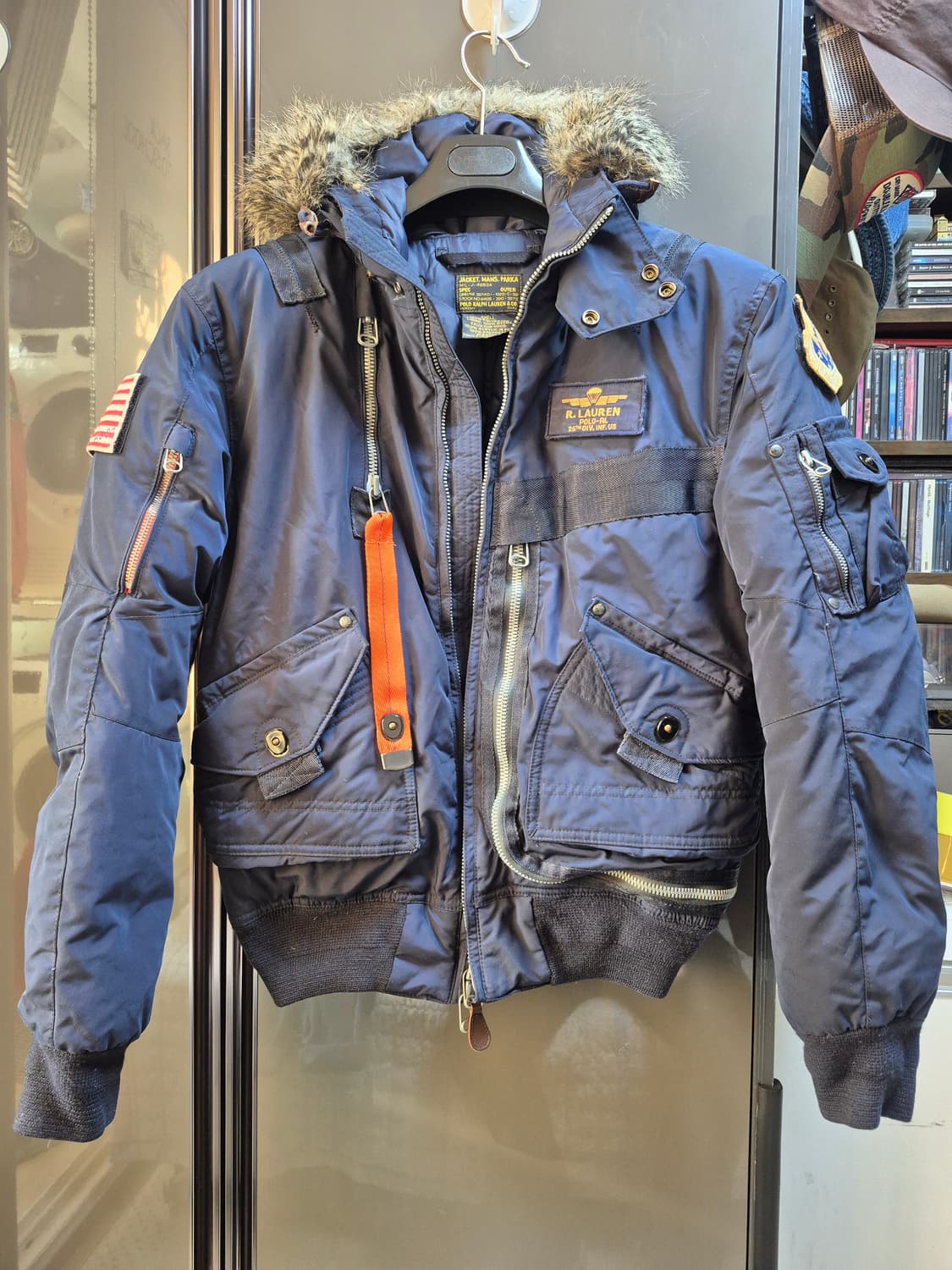 폴로 랄프로렌 항공 봄버 다운 파카 자켓 상품이미지1