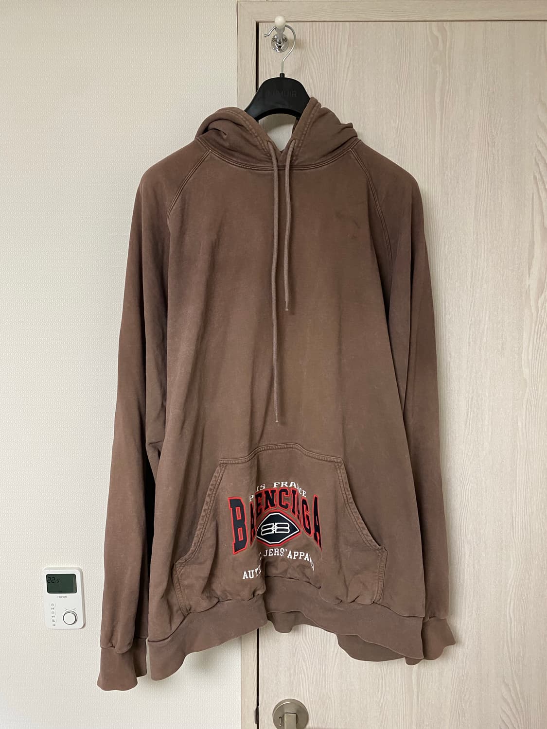 (3) 발렌시아가 브라운 후드티 상품이미지1