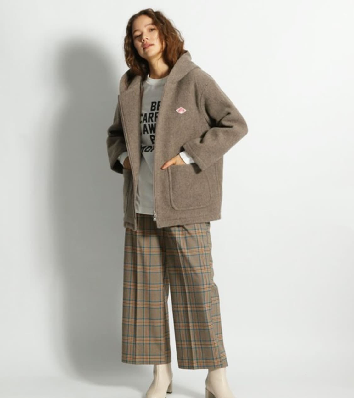 DANTON - WOOL PILE HOOD ZIP 상품이미지3