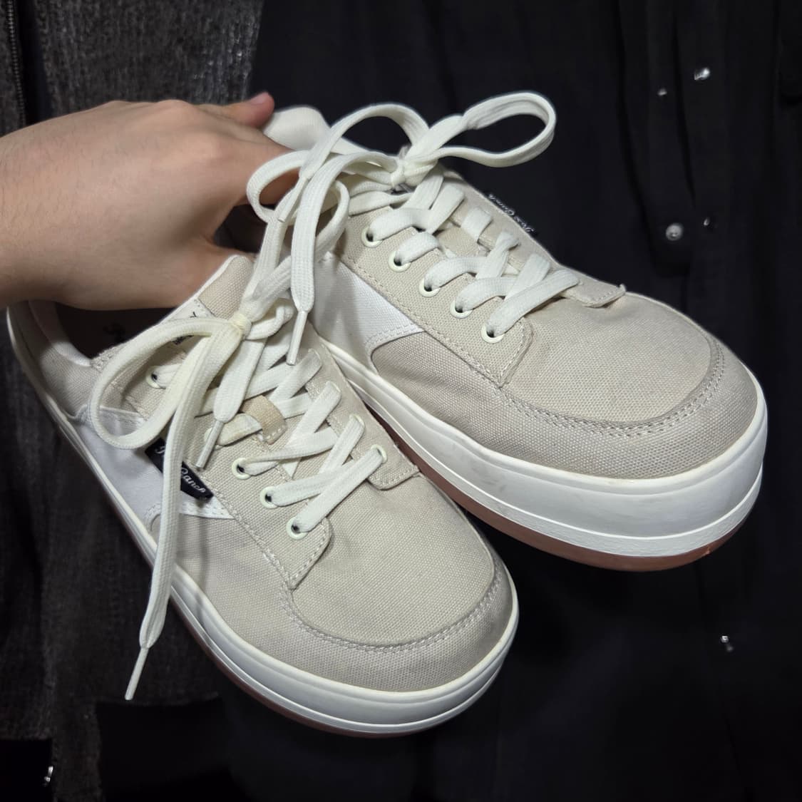 (270) 포즈간츠 멈멈 스니커즈 그레이 상품이미지2