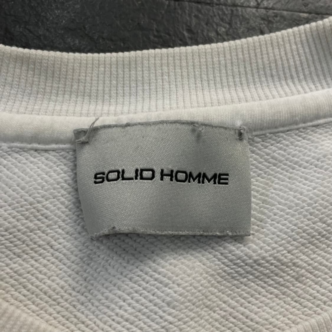 100 솔리드옴므 피스 맨투맨 상품이미지3