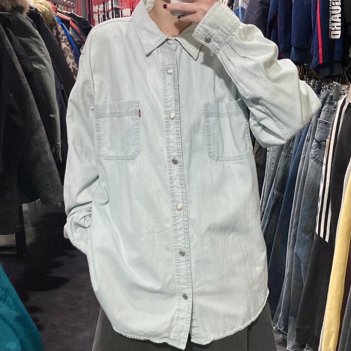 [IM] 리바이스 연청 데님 셔츠 상품이미지1