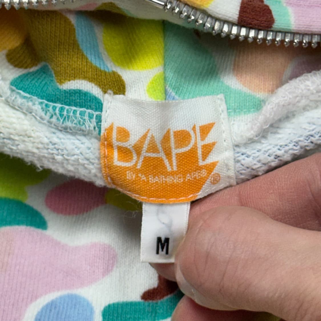 (M) 베이프 OG 캔디 카모 풀 집업 후디  상품이미지4