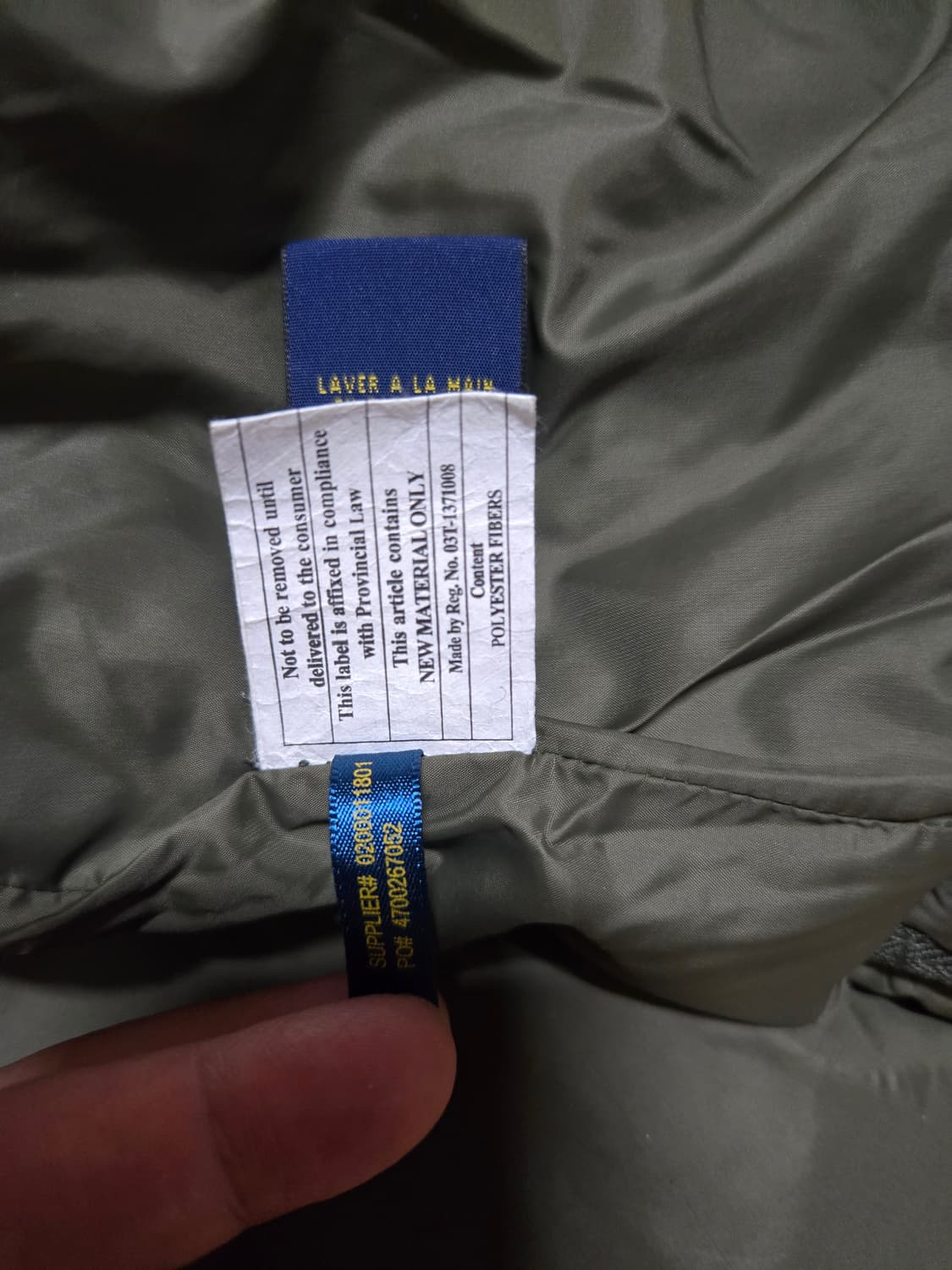 폴로 랄프로렌 정품 남성 퀼팅 자켓 상품이미지10